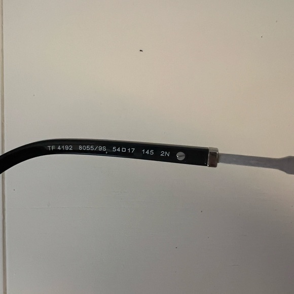 Tiffany’s Black/Tiffany Blue Oversized Sunglasses- TF 4192 - Picture 5 of 7